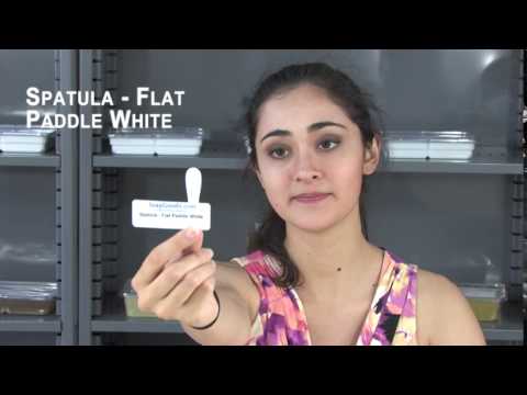Spatula - Flat Paddle White
