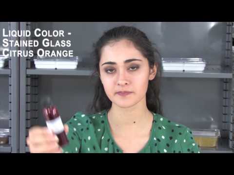 Liquid Color - Stained Glass Citrus Orange