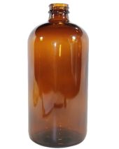 Glass Bottle 16 Oz Amber