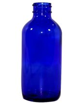Glass Bottle 4 Oz Blue
