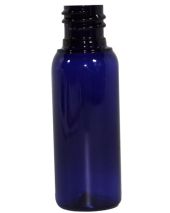 Plastic Bottle 1 Oz Blue Cosmo Rounds