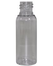 Plastic Bottle 1 Oz Clear Cosmo Rounds