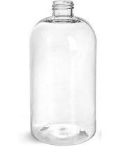 Plastic Bottle 16 Oz Clear Boston