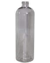 Plastic Bottle 16 Oz Clear Cosmo Rounds