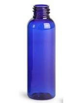 Plastic Bottle 2 Oz Blue Cosmo Rounds