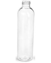 Plastic Bottle 8 Oz Clear Cosmo Rounds