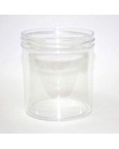 Plastic Jar 16 Oz Clear Round Tall