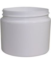 Plastic Jar 2 Oz White Rnd Strt Bottom