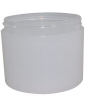 Plastic Jar 4 Oz Frosted Round