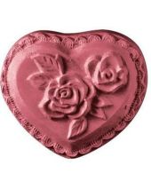 Nature Heart With Rose Soap Mold