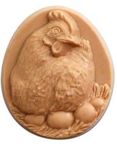 Nature Hen Eggs Soap Mold