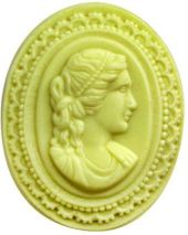 Nature Large Cameo Soap Mold