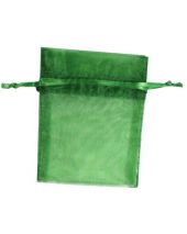 Organza Bag - Emerald 3 x 4