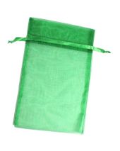 Organza Bag - Emerald 5 x 8