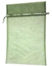 Organza Bag - Moss Green 8 x 12
