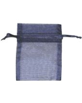 Organza Bag - Navy Blue 3 x 4