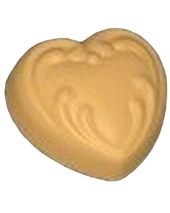Stylized Small Victorian Heart Soap Mold