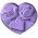 Nature Heart With Doves Soap Mold