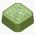 Stylized Petite Floral Square Soap Mold