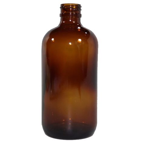 Glass Bottle 8 Oz Amber