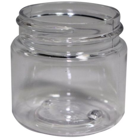 Plastic Jar 1 Oz Clear Tall