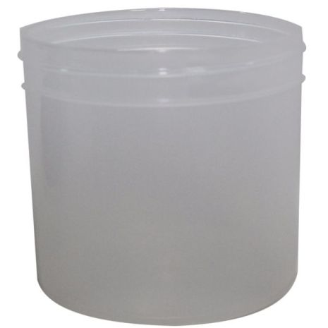 Plastic Jar 1/2 Oz Natural