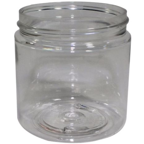 Plastic Jar 4 Oz Clear Round Tall