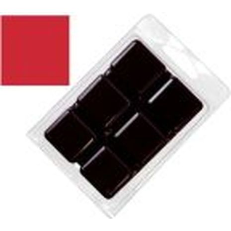 Soap Color Bar - Stained Glass Santa Red