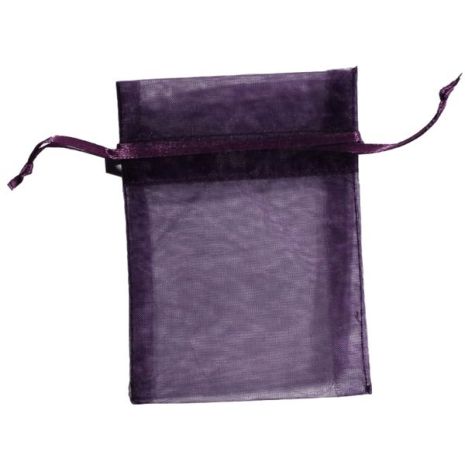 Organza Bag - Purple 3 x 4