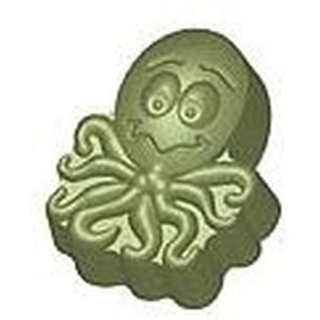 Stylized Ollie Octopus Soap Mold