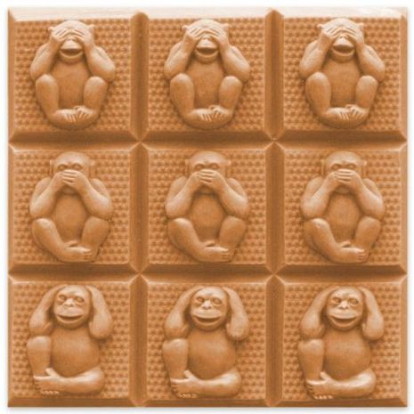 Tray 3 Wise Monkeys Soap Mold