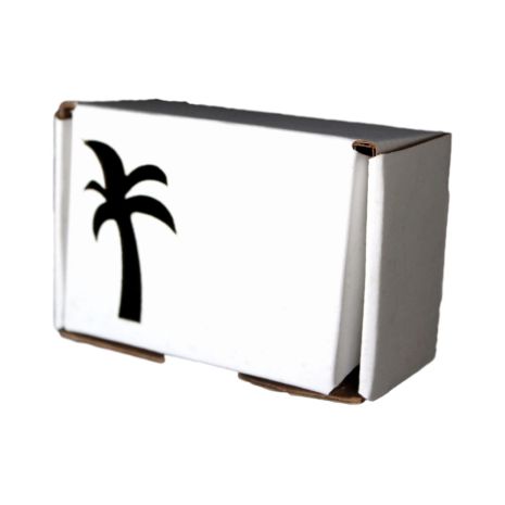 Soap Box - White Tuck Palm Tree
