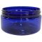 Plastic Jar 8 Oz Blue Round Wide